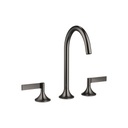 Dornbracht 20713819 Vaia Three Hole Faucet Lever Handle Dark Platinum Matte