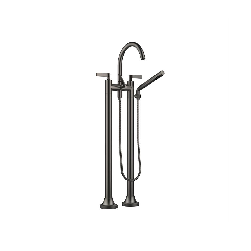 Dornbracht 25943819 Vaia Free Standing Tub Spout Dark Platinum Matte