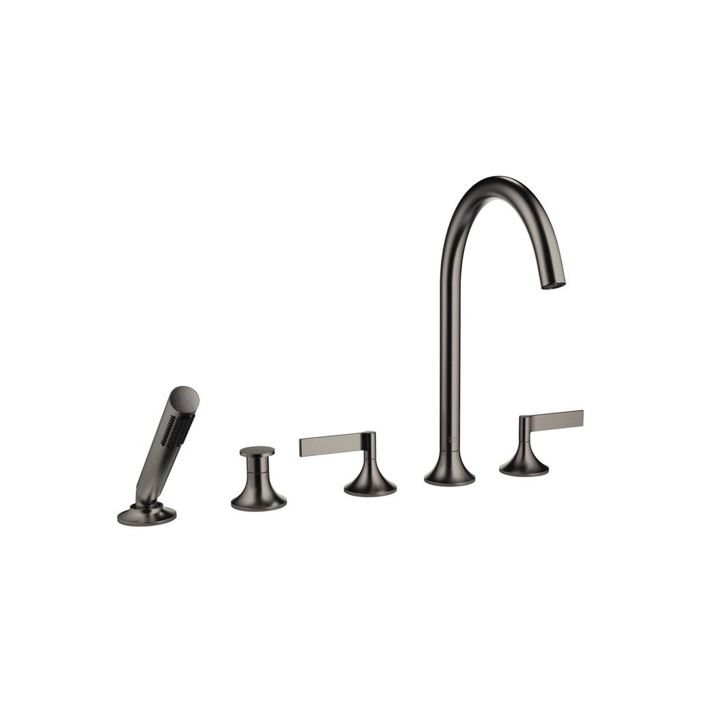 Dornbracht 27522819 Vaia Free Standing Tub Spout Dark Platinum Matte