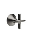 Dornbracht 36310809 Vaia Wall Valve Cross Handle Dark Platinum Matte