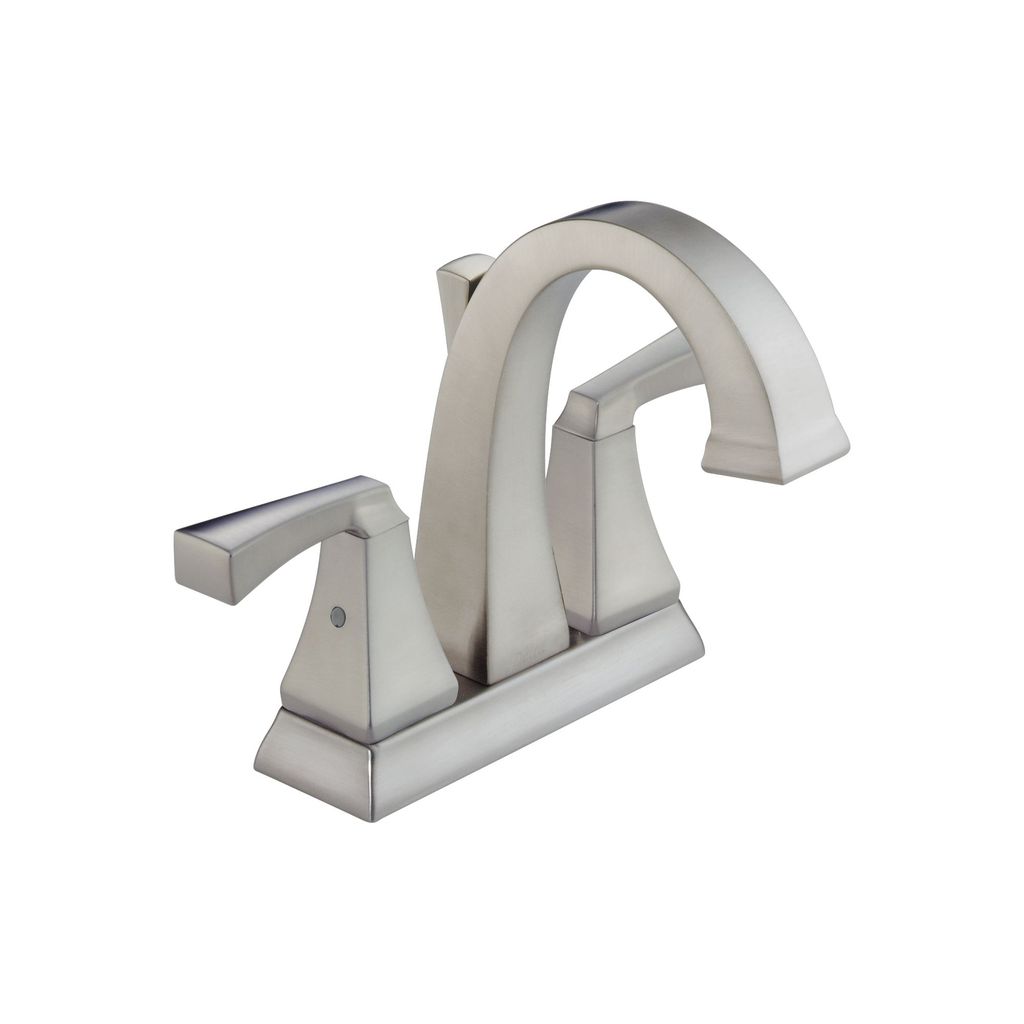 Delta 2551 Dryden Two Handle Centerset Lavatory Faucet Brilliance Stainless