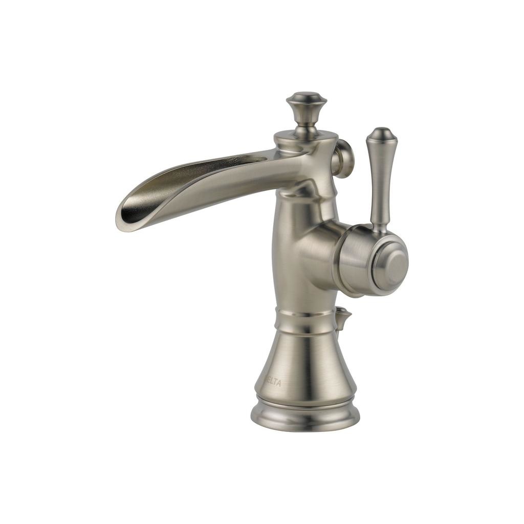 Delta 598LF Cassidy Single Handle Channel Bathroom Faucet Stainless