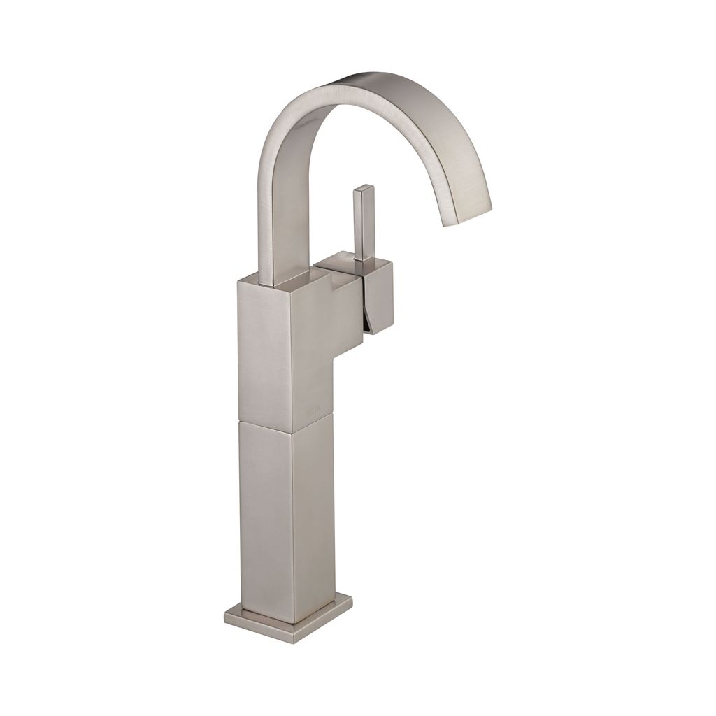 Delta 753LF Vero Single Handle Vessel Lavatory Faucet Brilliance Stainless