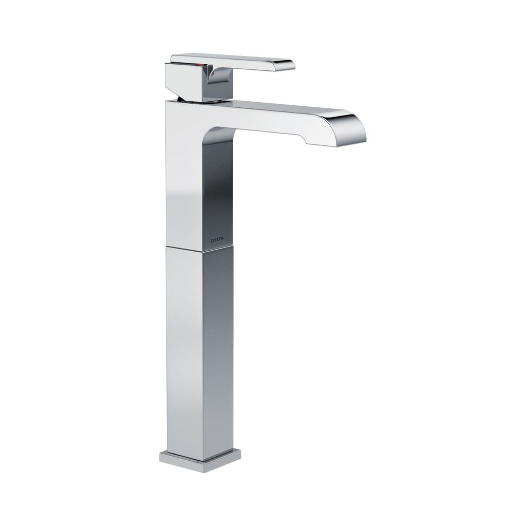 Delta 767LF Ara Single Handle Vessel Bathroom Faucet Chrome