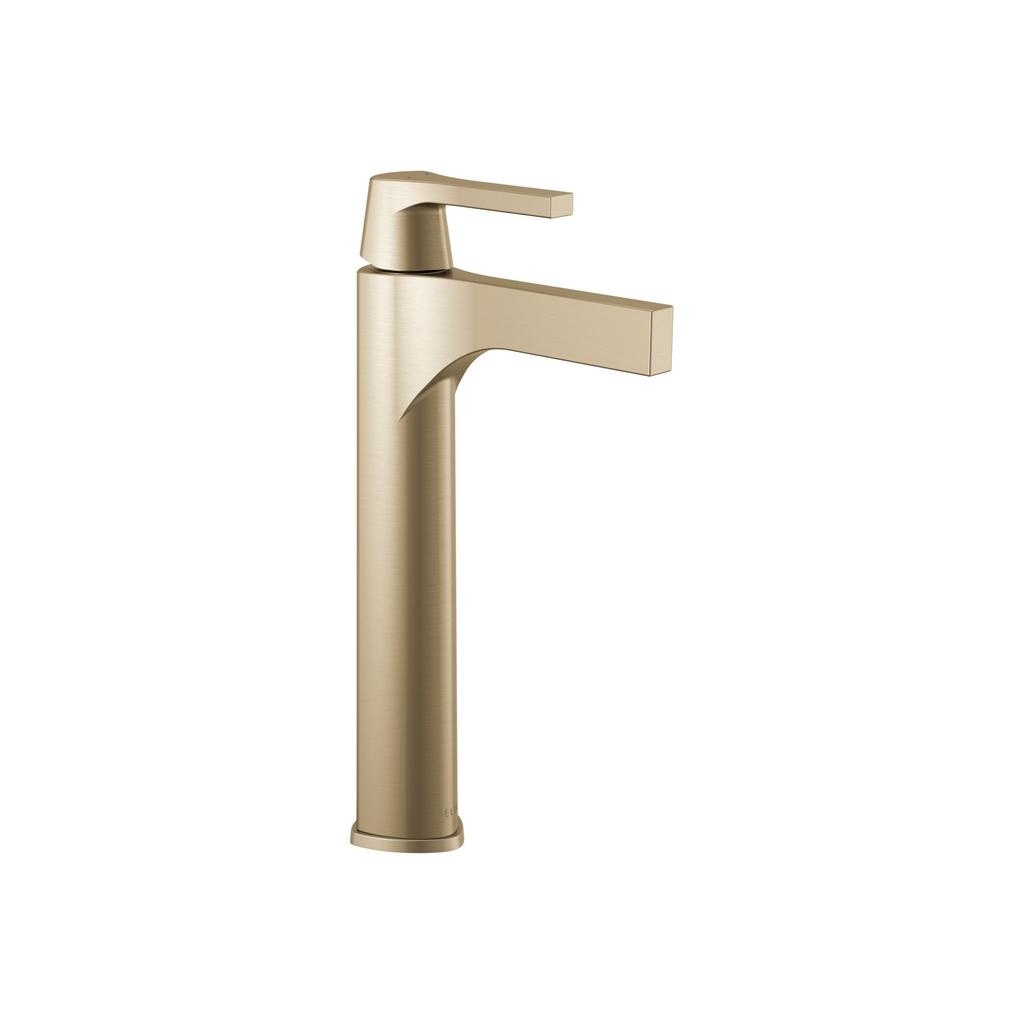 Delta 774 Zura Single Handle Vessel Bathroom Faucet Champagne Bronze