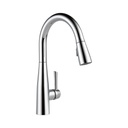 Delta 9113 Essa Single Handle Pull Down Kitchen Faucet Chrome