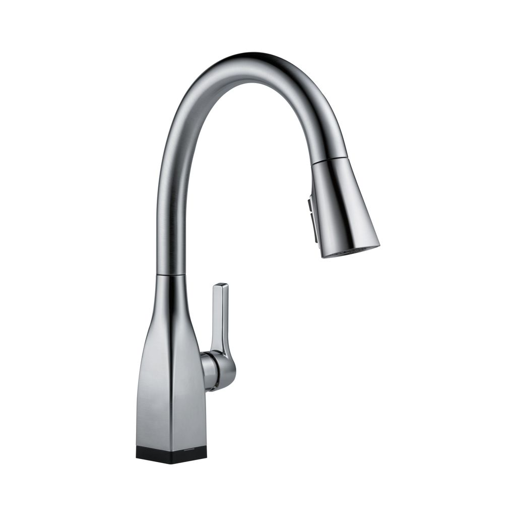 Delta 9183T Mato Single Handle Pull Down Kitchen Faucet With Touch2O Arctic Stainless