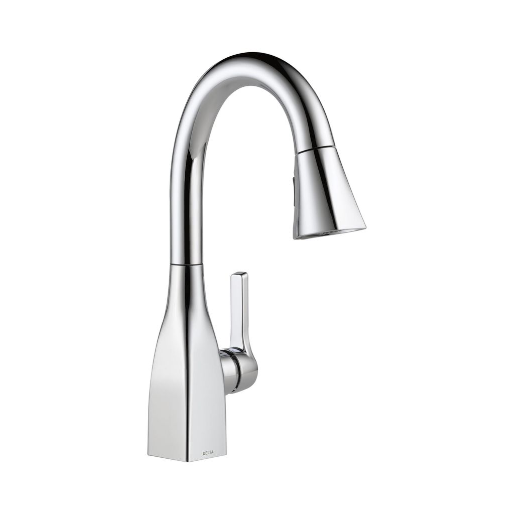 Delta 9983 Mateo Single Handle Pull Down Bar Prep Faucet Chrome