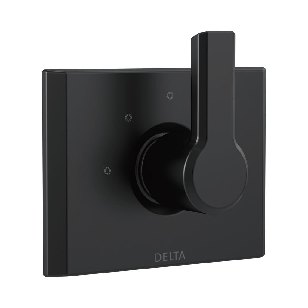 Delta T11899 Pivotal 3 Setting 2 Port Diverter Trim Matte Black