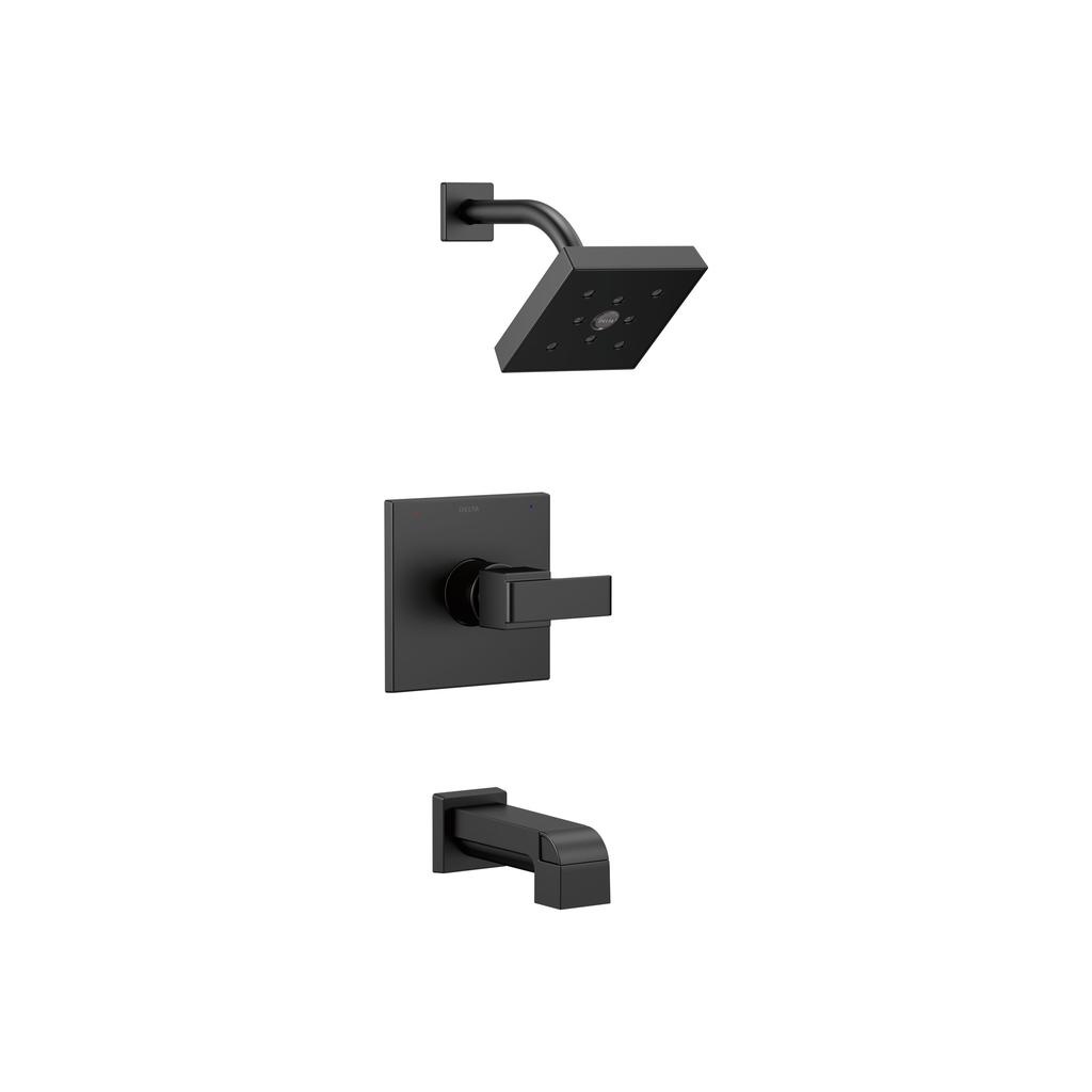 Delta T14467 Ara 14 Series Mc Tub Shower Trim Matte Black