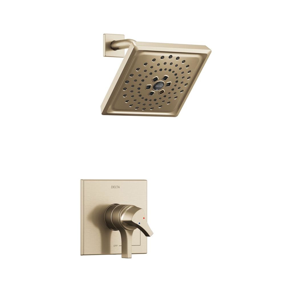 Delta T17274 Zura 17 Series Multi Choice H2Okinetic Shower Only Trim Champagne Bronze