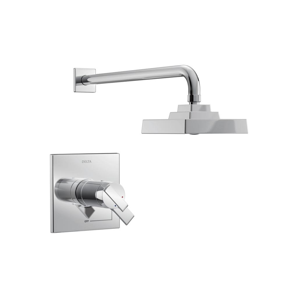 Delta T17T267 Ara TempAssure 17T Series H2Okinetic Shower Trim Chrome