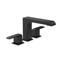 Delta T2767 Ara 3 Hole Roman Tub Trim Matte Black