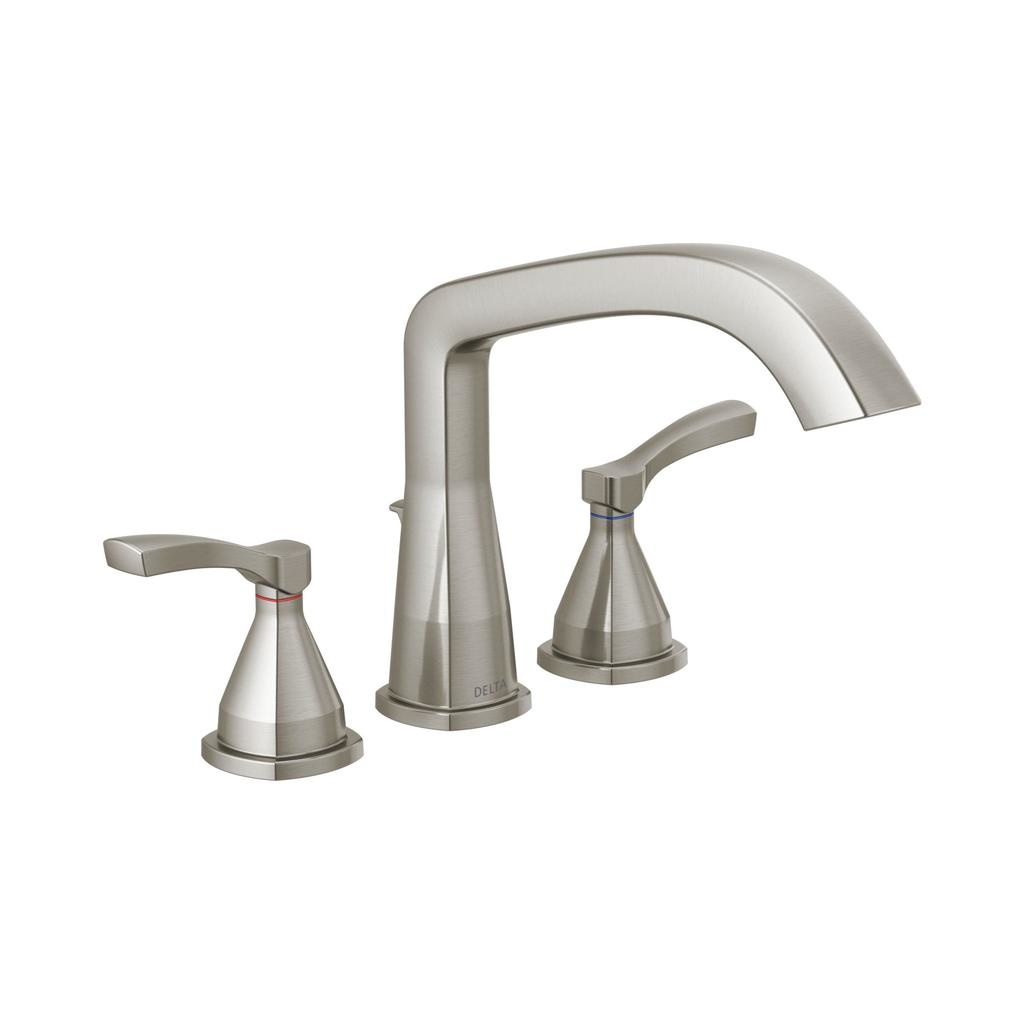 Delta T2776 Stryke Three Hole Roman Tub Trim Stainless