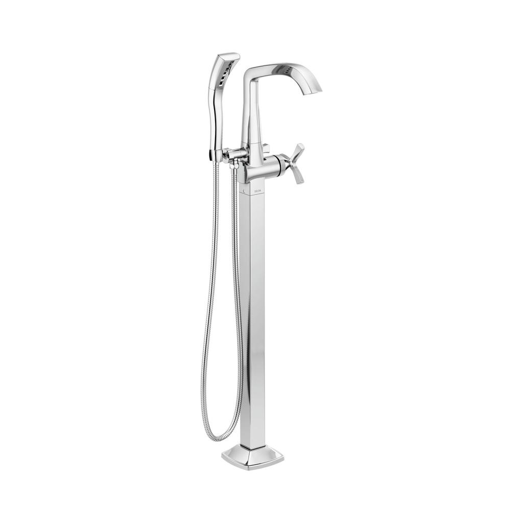 Delta T47766-FL Stryke Freestanding Tub Filler Trim Chrome