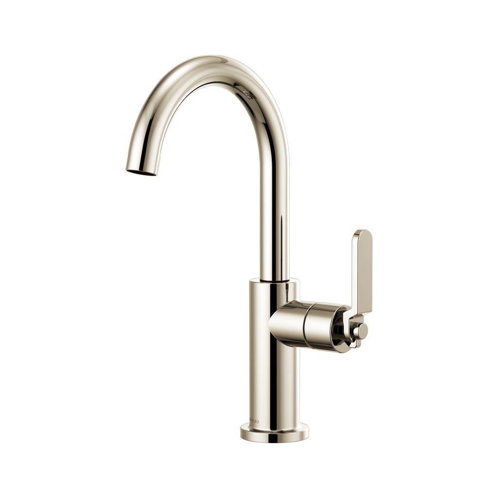 Brizo 61044LF Litze Arc Spout Bar Faucet Polished Nickel