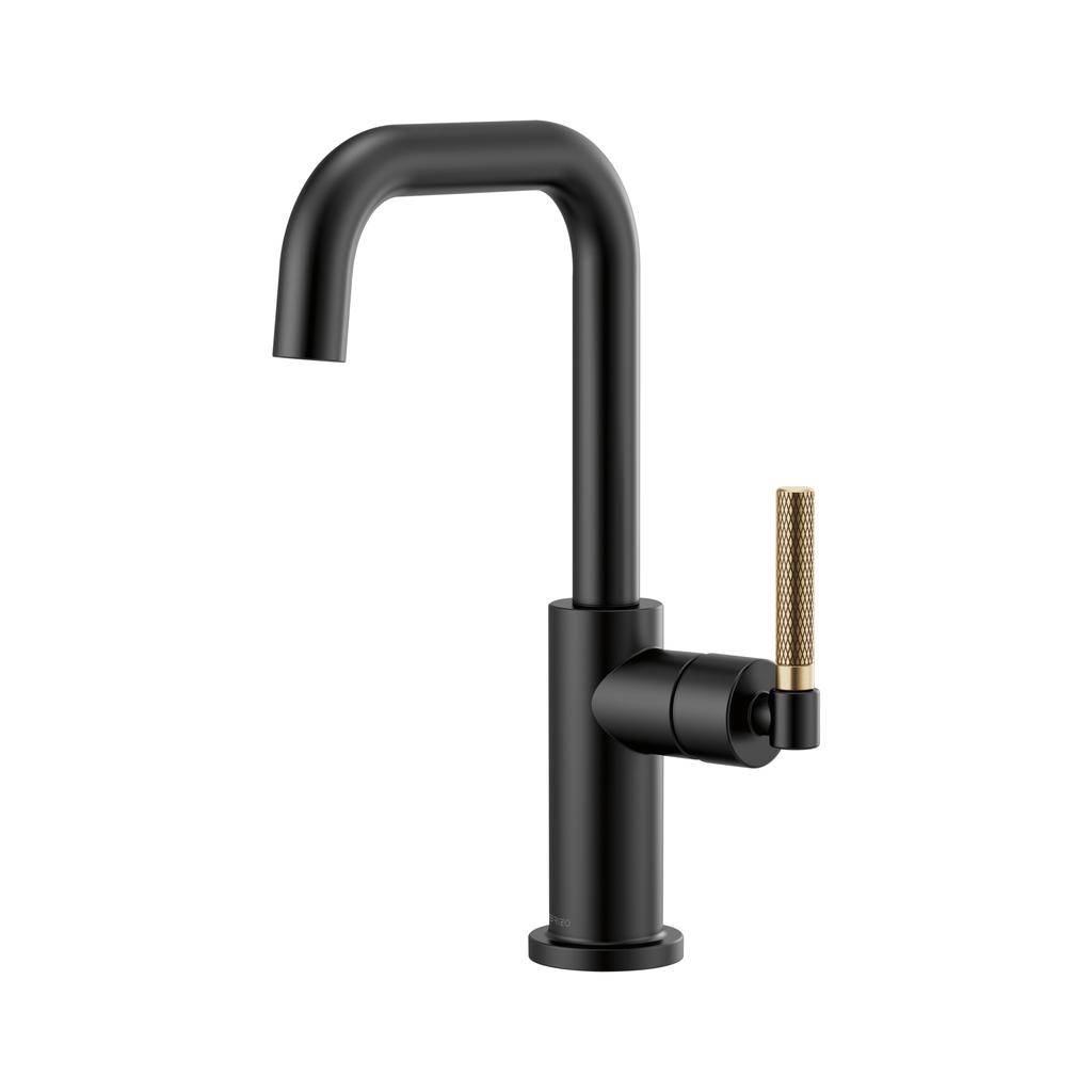 Brizo 61053LF Litze Square Spout Bar Faucet Luxe Gold Matte Black