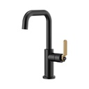 Brizo 61054LF Litze Square Spout Bar Faucet Luxe Gold Matte Black