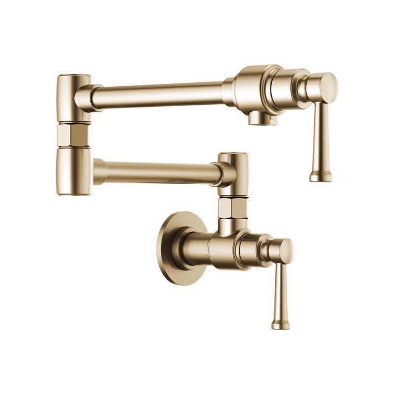 Brizo 62825LF-GL Artesso Wall Mount Pot Filler Luxe Gold