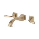 Brizo 65830LF Virage Wall Mount Lavatory Faucet Luxe Gold