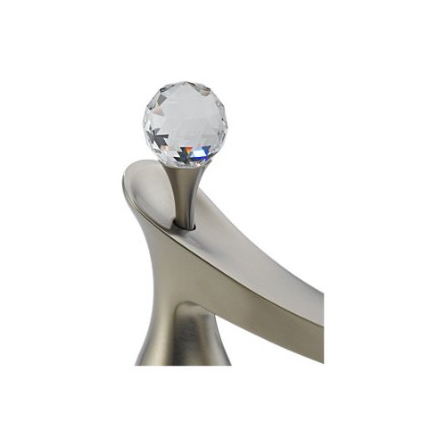 Brizo RP47958BN RSVP Crystal Finial - Widespread/Bidet - Brushed Nickel