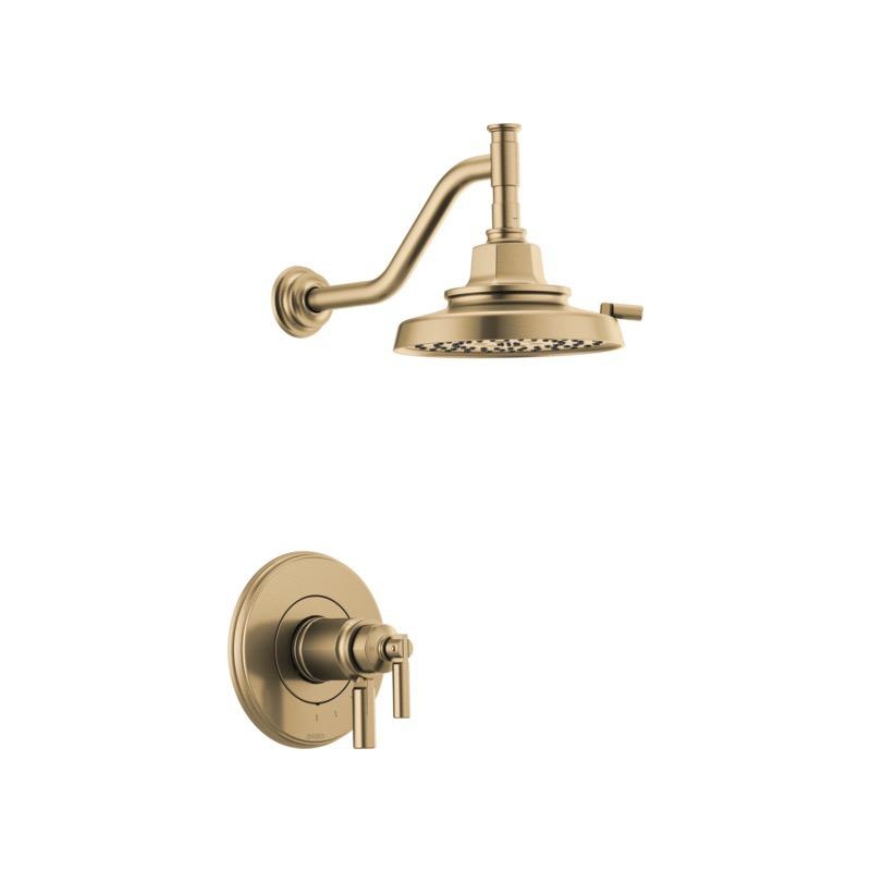 Brizo T60276 Invari Tempassure Thermostatic Shower Only Trim Luxe Gold