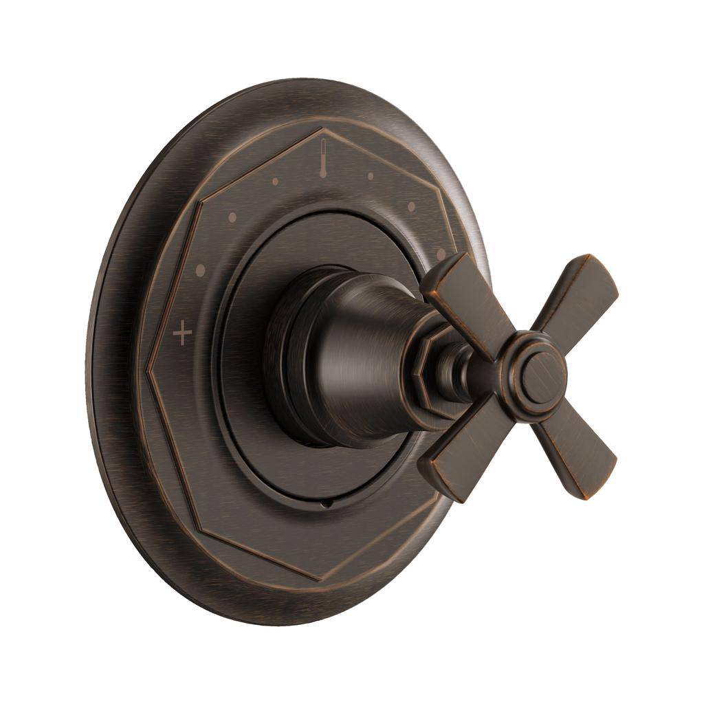 Brizo T66T061 Rook Thermostatic Valve Trim Cross Venetian Bronze