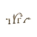 Brizo T67485 Charlotte Roman Tub With Shower Trim Less Handles