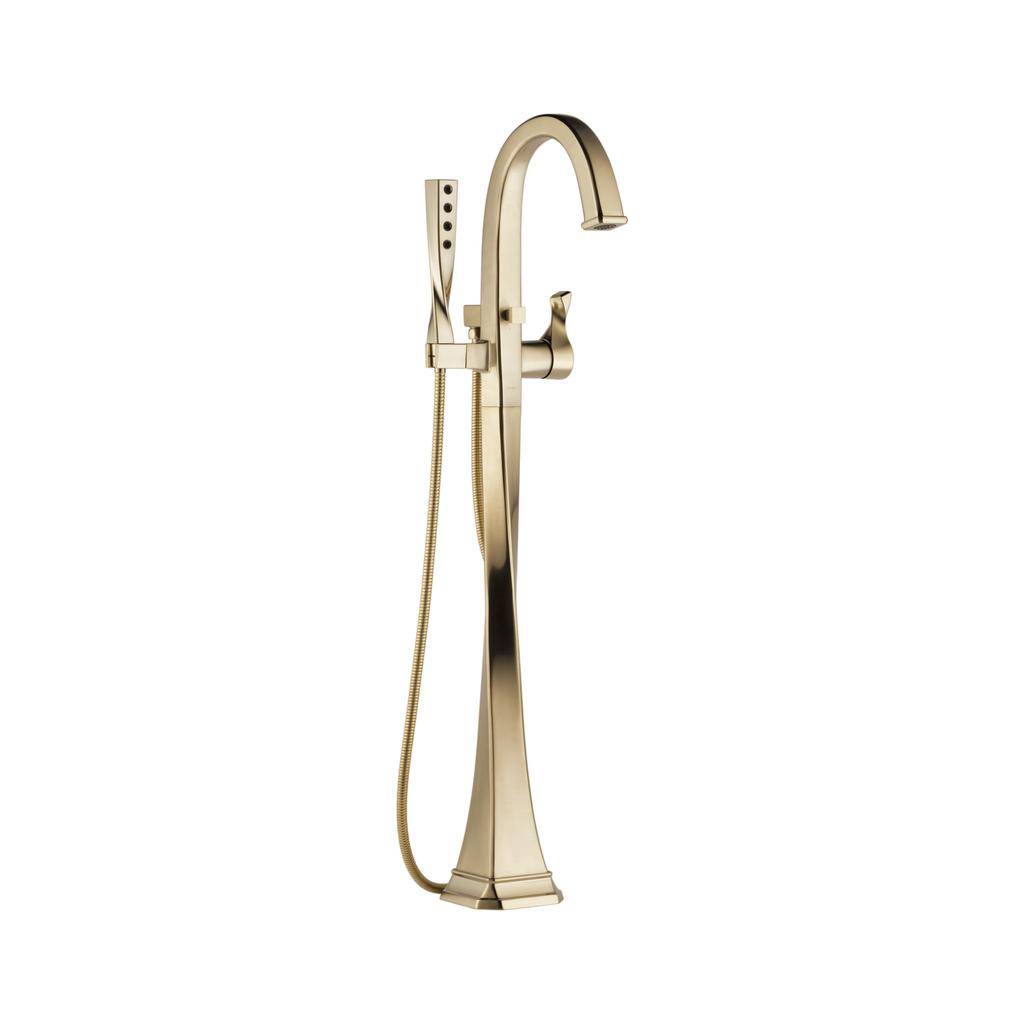 Brizo T70130 Virage Single Handle Freestanding Tub Filler Luxe Gold