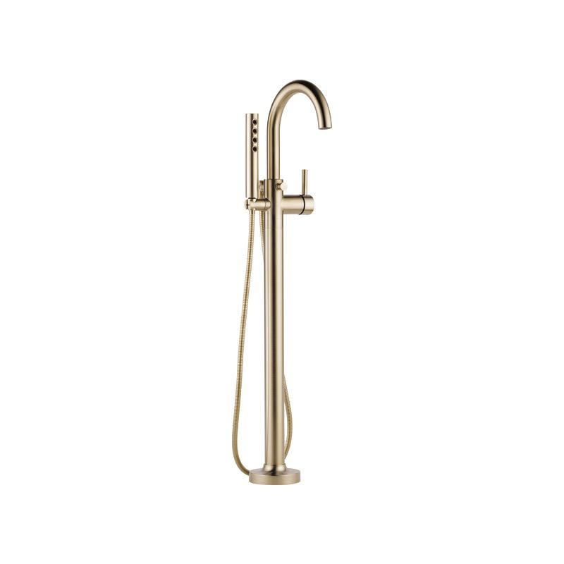 Brizo T70175-GL Odin Single Handle Freestanding Tub Filler Luxe Gold