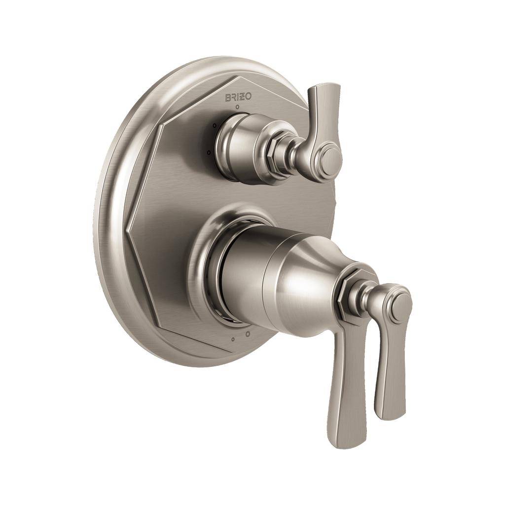 Brizo T75561 Rook Thermostatic Valve 3 Function Diverter Trim Luxe Nickel