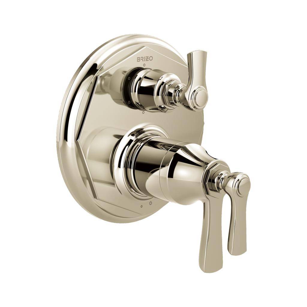 Brizo T75661 Rook Tempassure Valve 6 Function Diverter Trim Polished Nickel