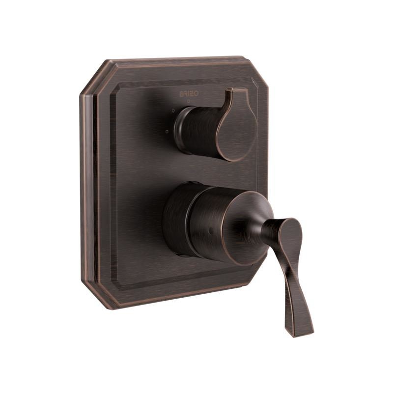 Brizo T75P530 Virage Pressure Balance Valve 3 Function Diverter Trim Venetian Bronze