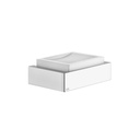 Gessi 20801 Rettangolo Wall Mounted Soap Dish White Neolyte