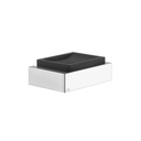 Gessi 20802 Rettangolo Wall Mounted Soap Dish Black Neolyte