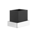 Gessi 20808 Rettangolo Wall Mounted Holder Black Neolyte