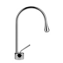 Gessi 35201 Goccia Single Lever Washbasin Mixer Without Pop Up Chrome