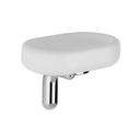 Gessi 38001 Goccia Wall Mounted Ceramic Soap Dish White Gres