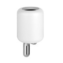 Gessi 38007 Goccia Wall Mounted Ceramic Holder White Gres