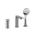 Gessi 39234 Emporio Three Hole Roman Tub Set Chrome