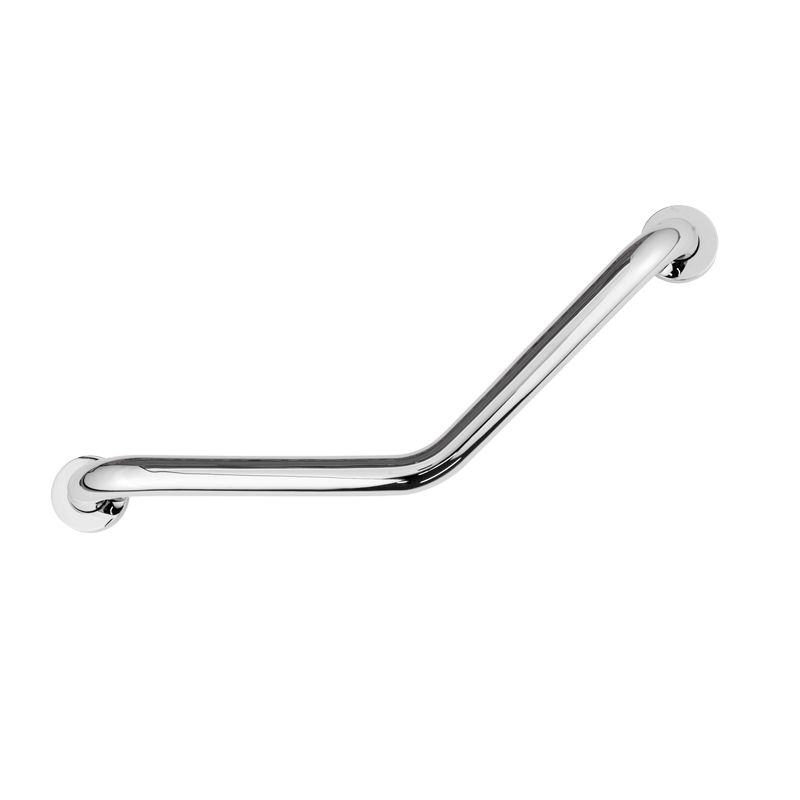 Laloo 1013C Angled Grab Bar Chrome