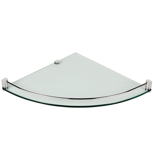 Laloo 5611TGD Single Corner Shelf Polished Gold