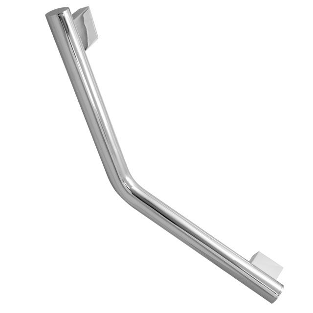 Laloo 6029GD Angled Grab Bar Polished Gold