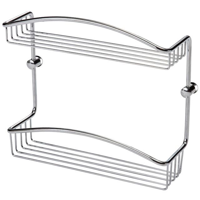 Laloo 9107PN Single Wire Basket Polished Nickel