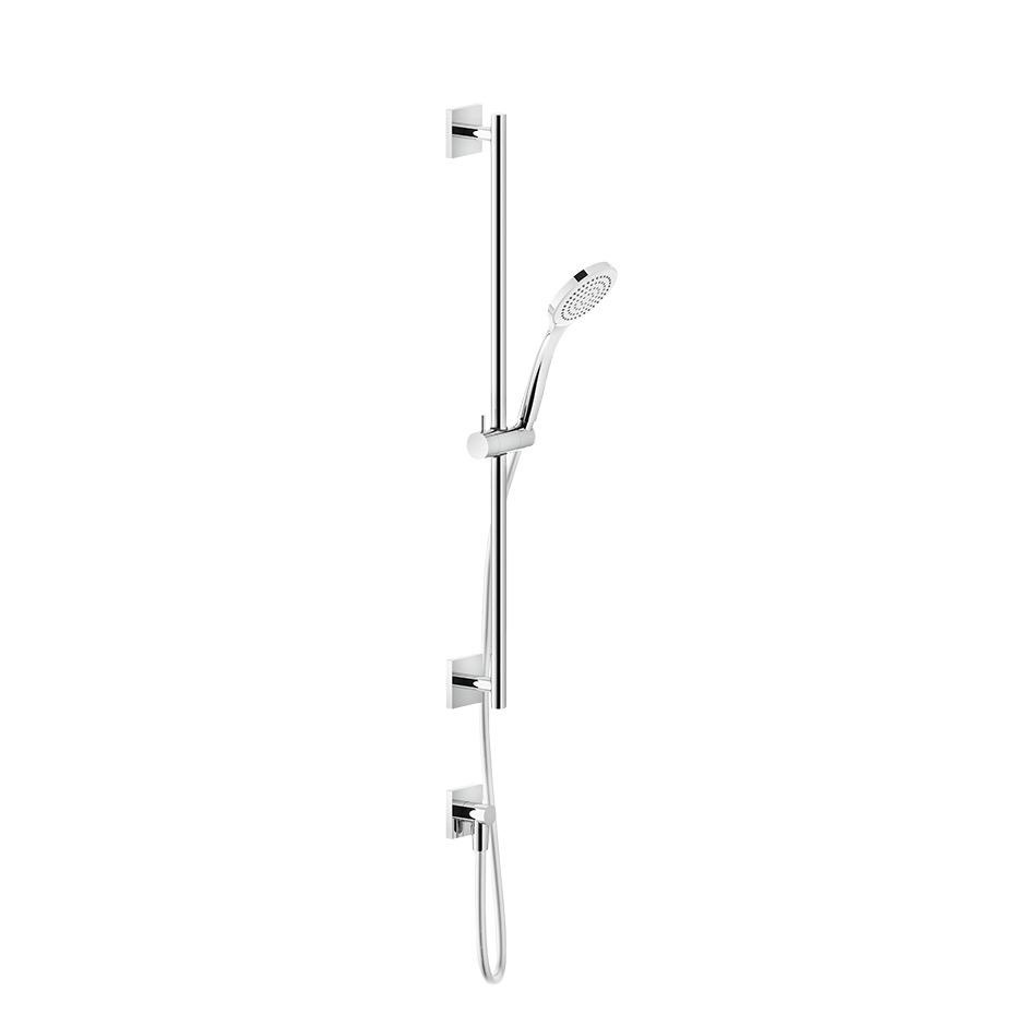 Gessi 59242 Rilievo Handshower And Adjustable Sliding Rail Set Chrome