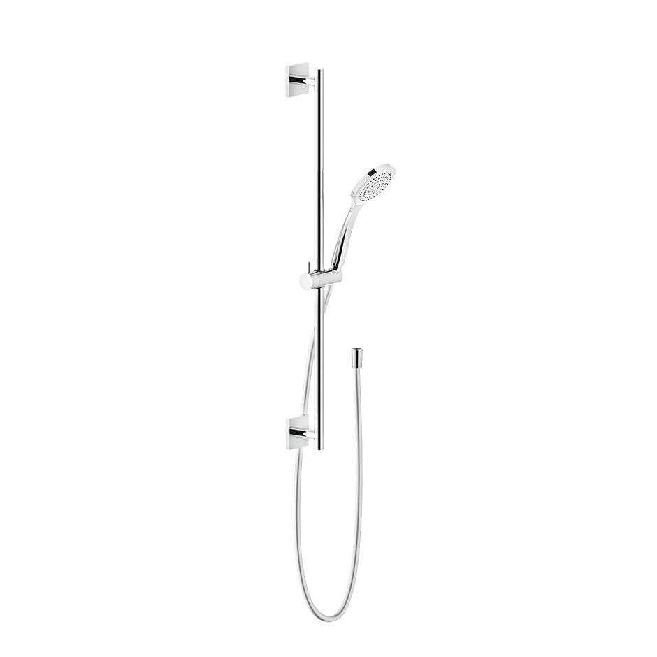 Gessi 59245 Rilievo Handshower And Adjustable Sliding Rail Set Chrome