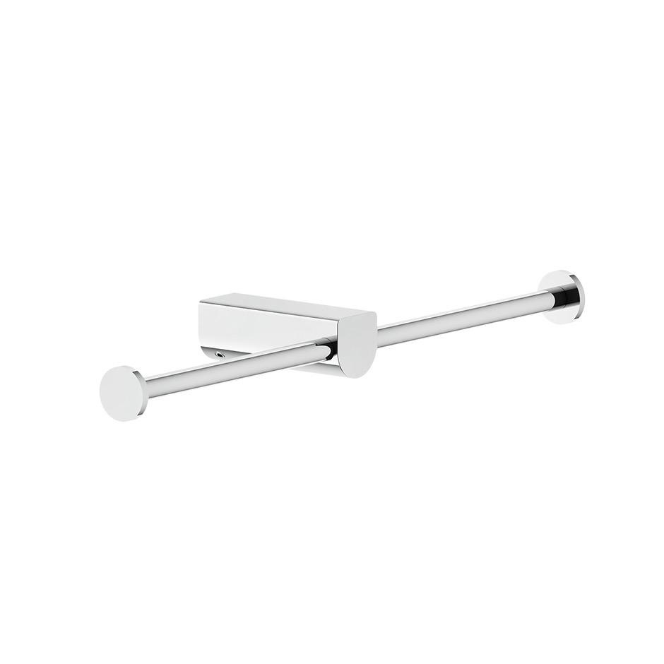 Gessi 59415 Rilievo Wall Mounted Double Tissue Holder Chrome