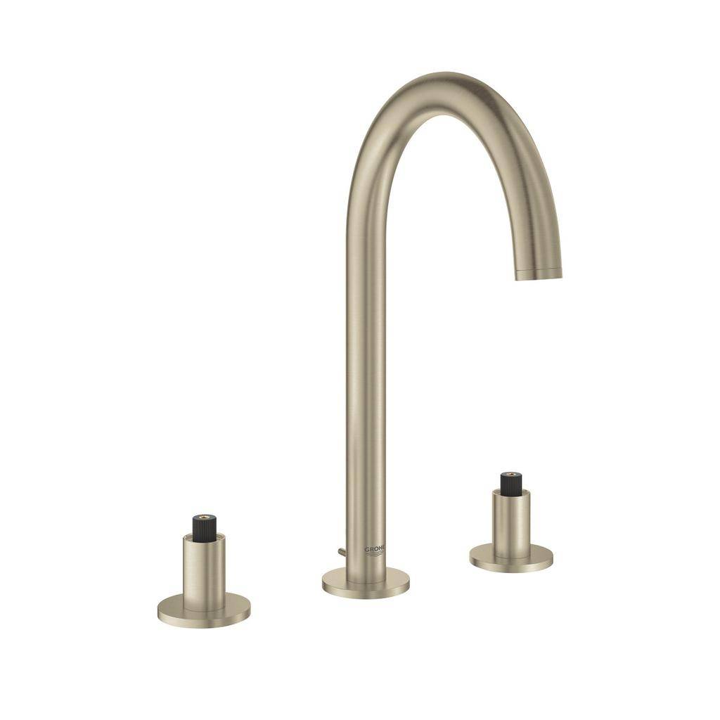 Grohe 20069EN3 Atrio 8 Widespread Two Handle Bathroom M Size Faucet Brushed Nickel