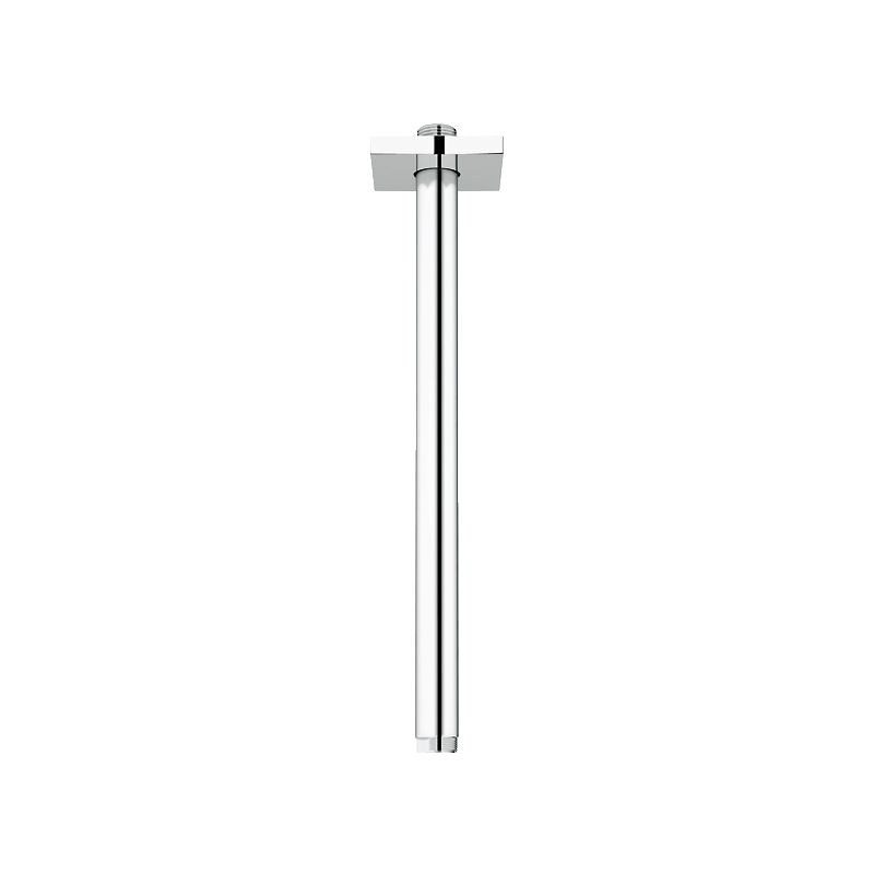 Grohe 27487000 12" Ceiling Shower Arm Square Flange Chrome