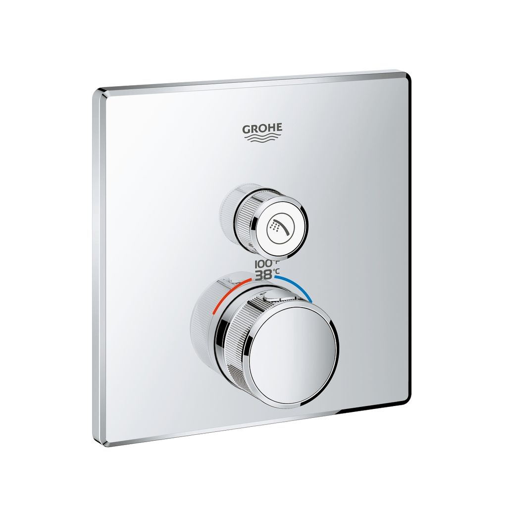 Grohe 29140000 Grohtherm SmartControl Single Function Thermostatic Trim And Module Chrome